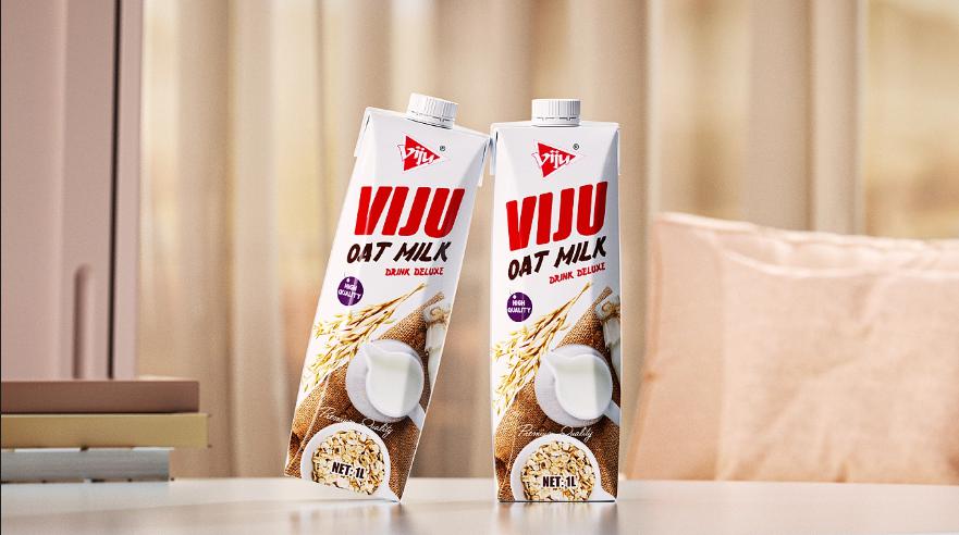 VIJU丨唯久“濃郁醇香”燕麥牛奶包裝設計
